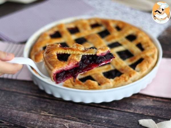 Tarte folhada de cerejas - Preparação Passo 7