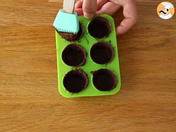 Bombom de Caramelo Salgado e Amêndoas - Preparação Passo 2