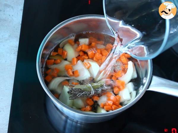 Lentilhas com Carne de Porco (Petit Salé aux Lentilles) - Preparação Passo 2