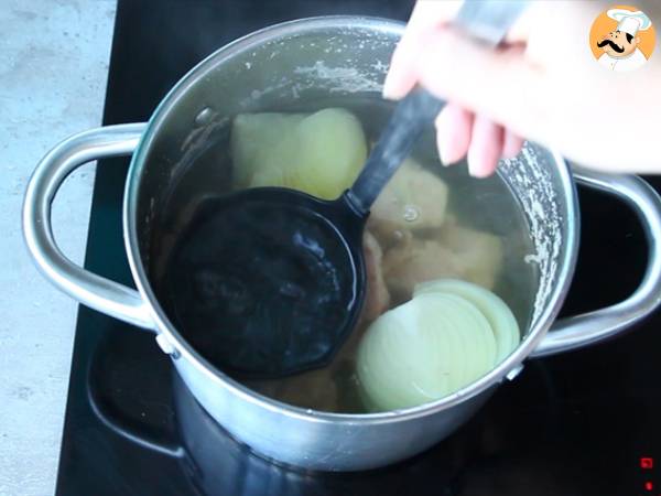 Lentilhas com Carne de Porco (Petit Salé aux Lentilles) - Preparação Passo 3