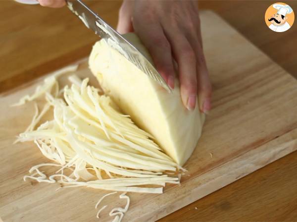 Salada de repolho (receita japonesa) - Preparação Passo 1