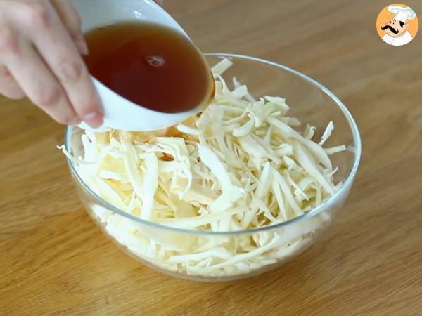 Salada de repolho (receita japonesa) - Preparação Passo 2