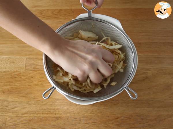 Salada de repolho (receita japonesa) - Preparação Passo 3