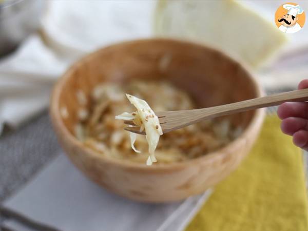 Salada de repolho (receita japonesa) - Preparação Passo 5