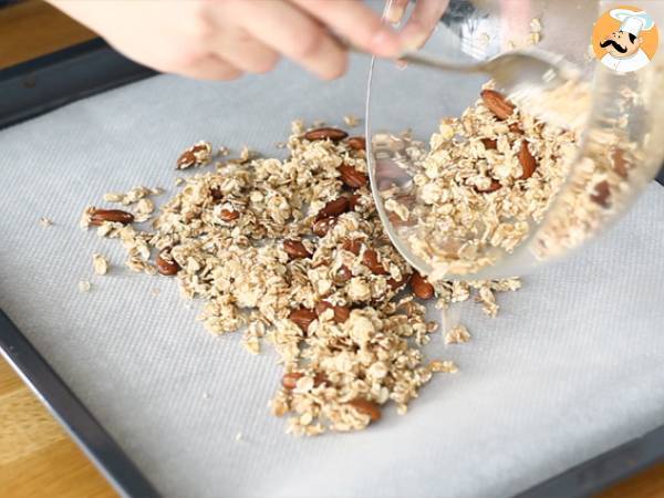 Granola (muesli) - Preparação Passo 3