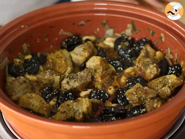 Tajine de cordeiro com ameixas secas (Cozido de cordeiro) - Preparação Passo 6