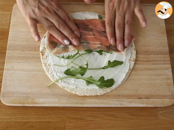 Tábua de frios (carnes frias com queijo) - Preparação Passo 9