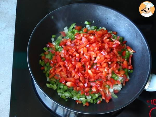 Quesadillas de frango e abacate - Preparação Passo 1