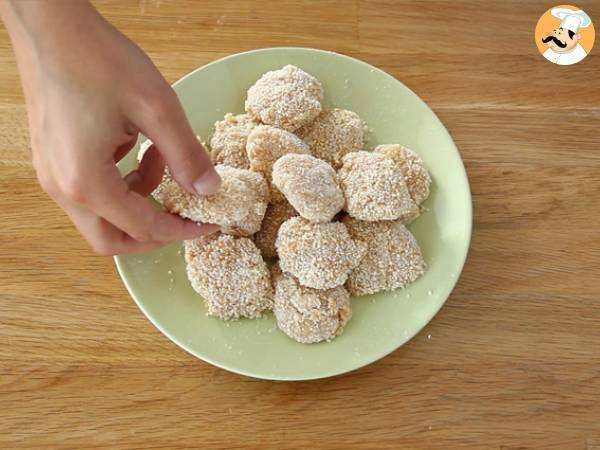 Nuggets de frango (fácil e saboroso) - Preparação Passo 4