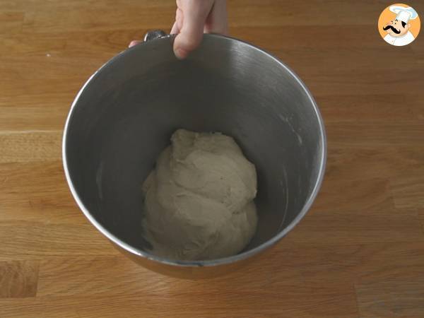 Croissant de chocolate (pão de chocolate) - Preparação Passo 2