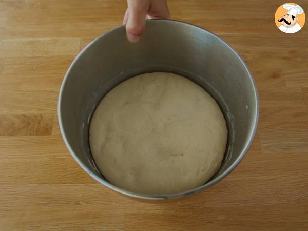 Fougasse com cebola e bacon (pão recheado francês) - Preparação Passo 2