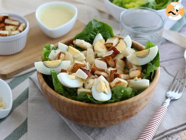 Salada Caesar (Salada César) - Preparação Passo 11