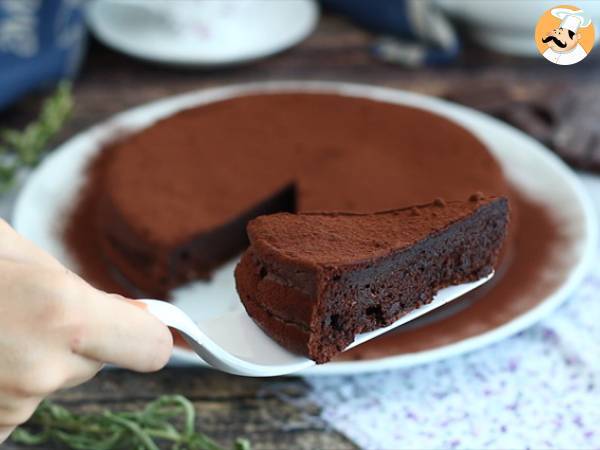 Bolo mousse de chocolate sem farinha - Preparação Passo 5