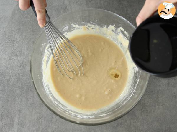 Bolo de iogurte de soja e compota de maçã (vegan e sem gluten) - Preparação Passo 3