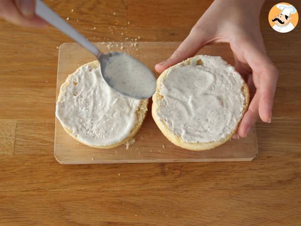 Cheeseburger (queijo raclette e presunto) - Preparação Passo 2