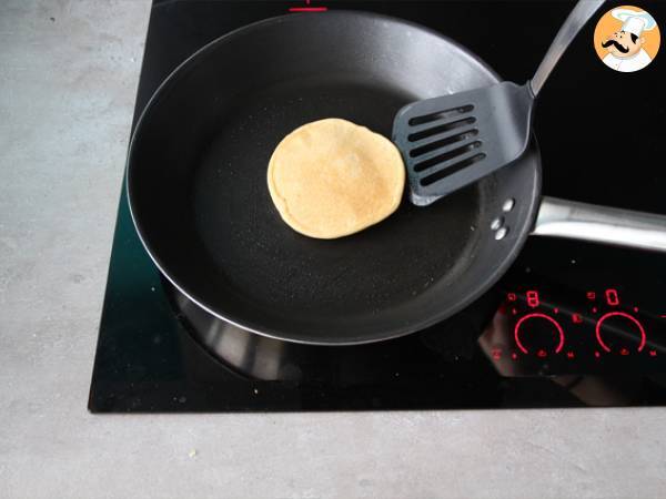 Pancakes vegan e sem gluten - Preparação Passo 4