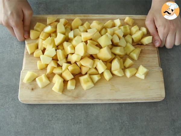 Torta de Maçã e Canela - Preparação Passo 1