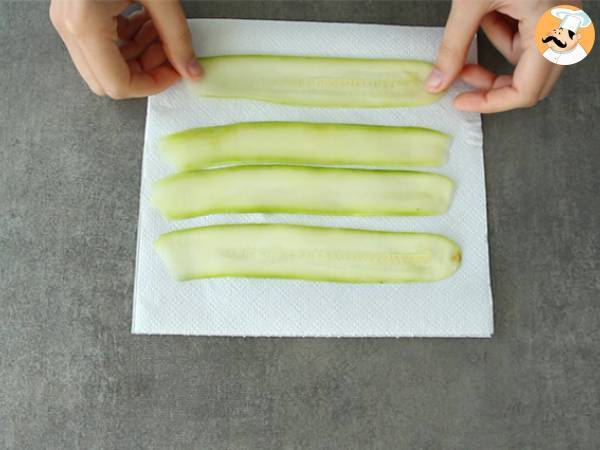 Lasanha de curgete (abobrinha) e espinafre - Preparação Passo 1