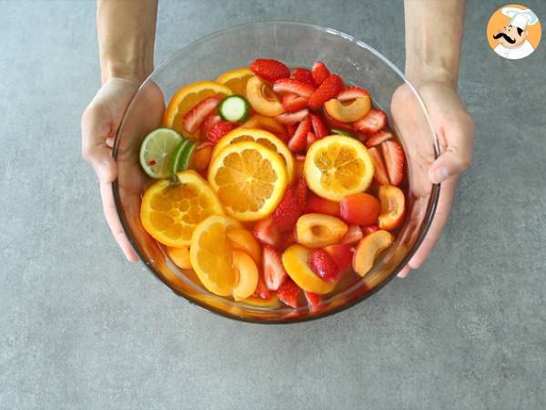 Sangria de vinho branco (Sangria branca) - Preparação Passo 3