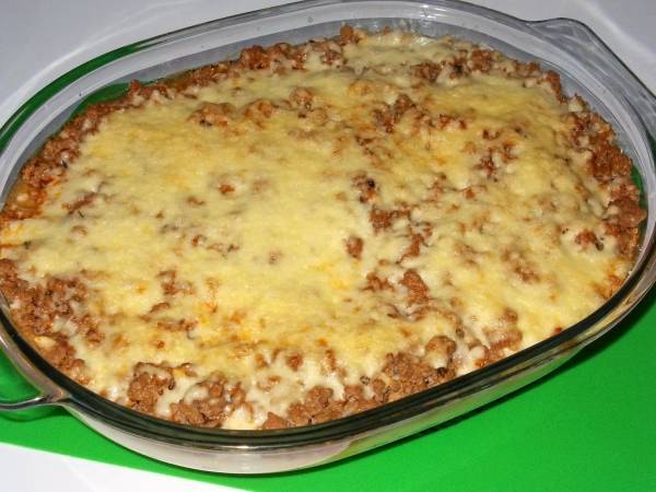 Carne Picada gratinada - Preparação Passo 2