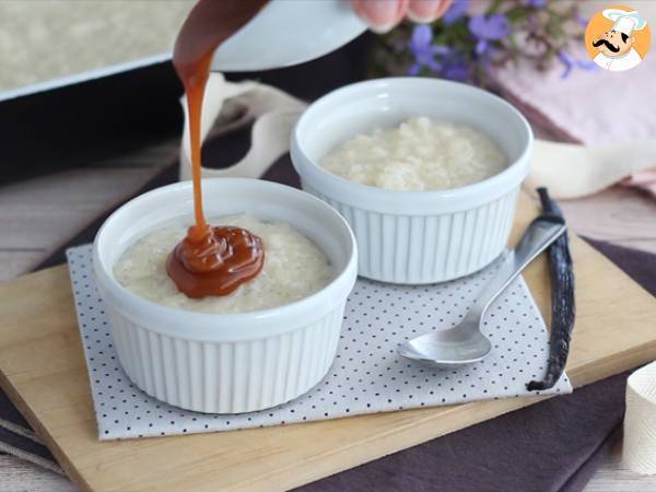 Arroz Doce (doce de leite) com caramelo salgado - Preparação Passo 5