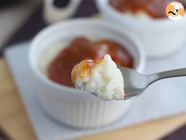 Arroz Doce (doce de leite) com caramelo salgado - Preparação Passo 6