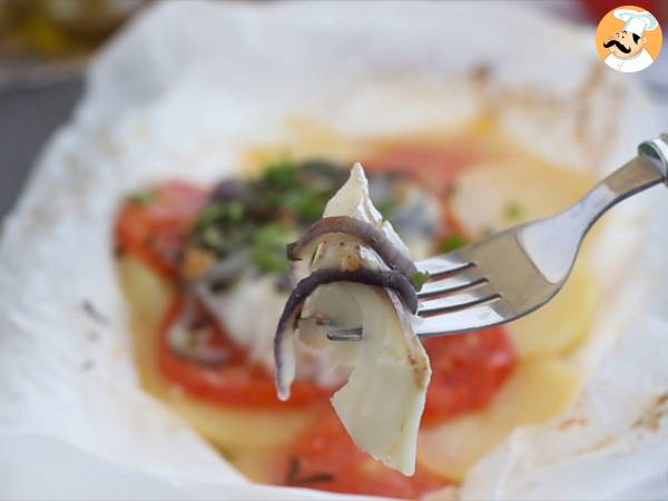 Bacalhau em Papelote (mais saudável) - Preparação Passo 6