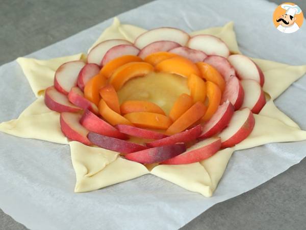 Tarte estrela de frutas - Preparação Passo 3