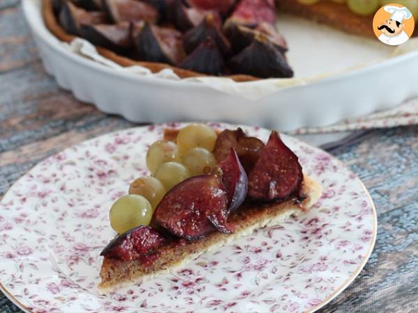 Tarte de figos e uvas - Preparação Passo 5