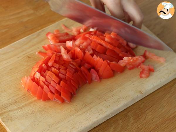 Shakshuka (Ovos com molho de tomate) - Preparação Passo 1