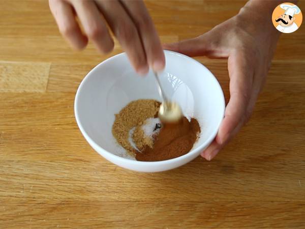 Pão de mel com especiarias (Pain d'épices) - Preparação Passo 1