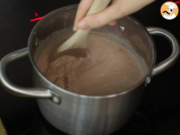 Kit de Arroz doce no pote com chocolate - Preparação Passo 5