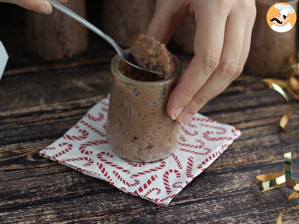 Kit de Arroz doce no pote com chocolate - Preparação Passo 6