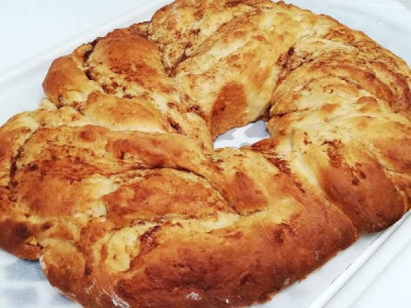 Rosca de Canela - Preparação Passo 4