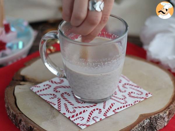 Pirulito para chocolate quente: chocolate preto + avelãs tostadas - Preparação Passo 5