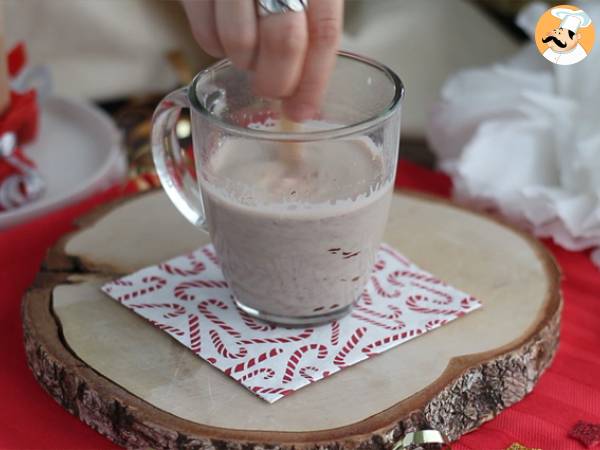 Pirulito para chocolate quente: chocolate amargo + marshmallow - Preparação Passo 4