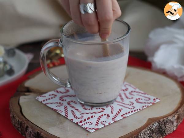 Pirulito para chocolate quente: chocolate preto + caramelo - Preparação Passo 5