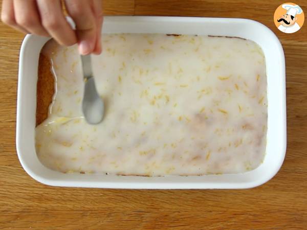 Brownie de limão e aveia com cobertura glacê - Preparação Passo 6