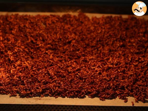 Cereais de arroz tufado de chocolate (Choco Krispies/Coco Pops) - Preparação Passo 5