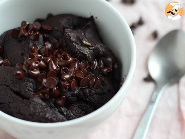 Bolo de caneca de chocolate em 1 minuto - Preparação Passo 4