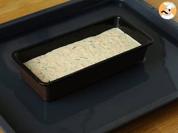 Terrine de salmão (fresco e fumado) - Preparação Passo 3