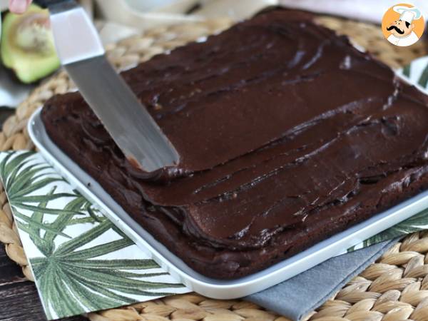 Brownie de abacate e chocolate - Preparação Passo 5