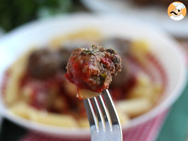 Almôndegas de carne e parmesão - Preparação Passo 5