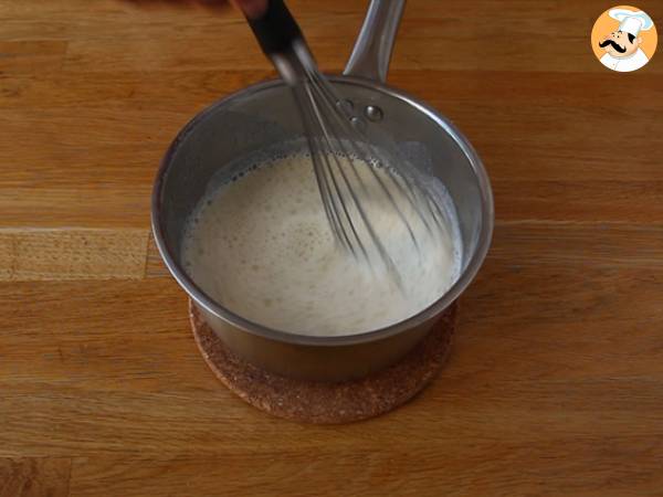 Choux com creme de baunilha (crocante) - Preparação Passo 5