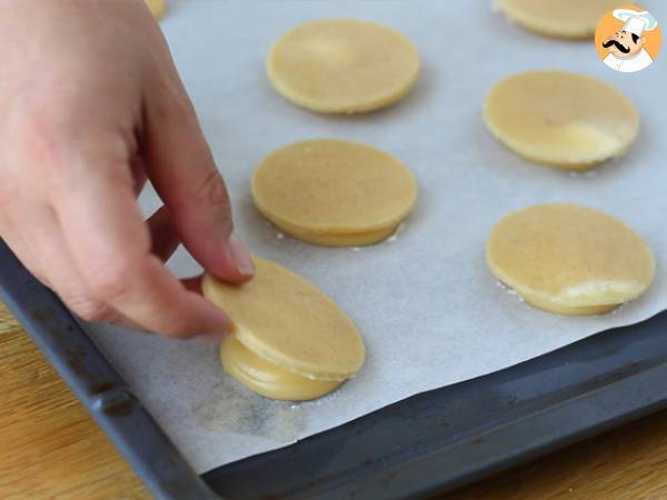 Choux com creme de baunilha (crocante) - Preparação Passo 13