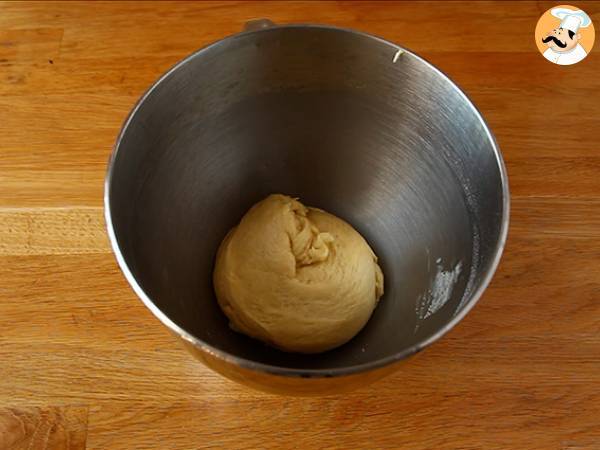 Brioche babka (pão doce de chocolate e avelãs) - Preparação Passo 3