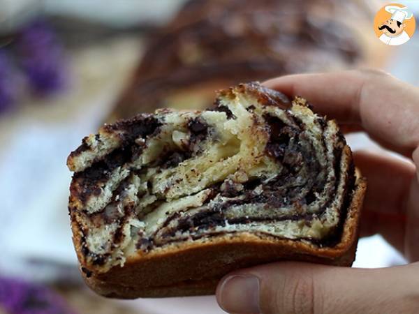 Brioche babka (pão doce de chocolate e avelãs) - Preparação Passo 10