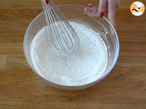 Muffin de chocolate - Vegano e sem gluten - Preparação Passo 1