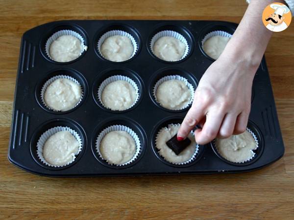 Muffin de chocolate - Vegano e sem gluten - Preparação Passo 3