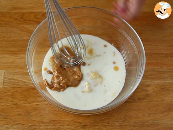 Bolo de banana com chocolate (vegano e sem glúten) - Preparação Passo 2